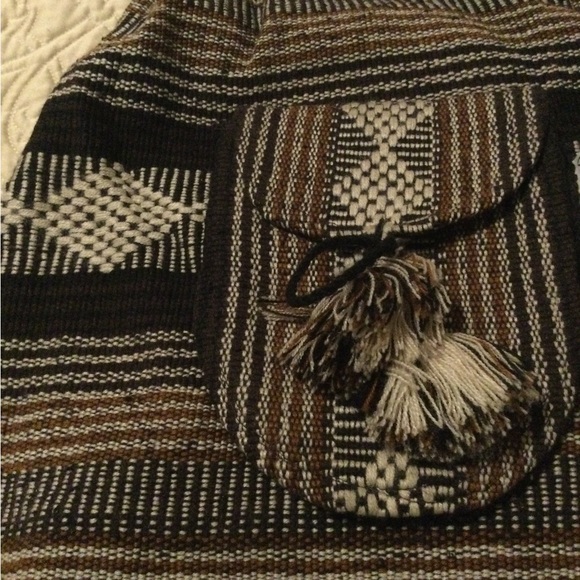 New- Bohemian Woven Backpack - Picture 3 of 6